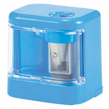 【お買い得品】クツワ電池鉛筆削り スピモ ライトブルー KUTSUWA RS042LB