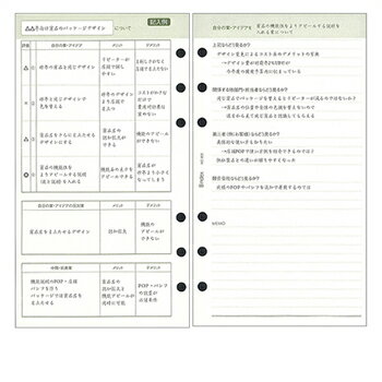 【お買い得品】日本能率協会 バインデックス システム手帳リフィル バイブル 仕事の達人R提案準備ノート 905