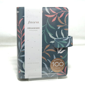 【お買い得品】ファイロファックスシステム手帳 ボタニカル バイブルサイズ(リング23mm) ブルー Filofax 022645