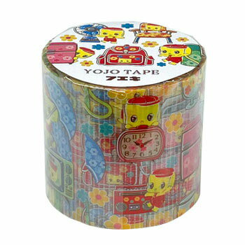 【お買い得品】不易糊工業 フエキくん 養生テープ レトロモチーフ 40mm×4m巻fueki/ CFYT3