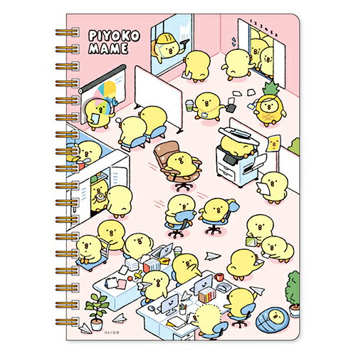【お買い得品】マインドウェイブ ぴよこ豆 B6リングノートはたらくぴよこ豆 MIND WAVE 58038