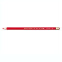 【お買い得品】三菱鉛筆 色鉛筆 水性ダーマトグラフ 1ダース(12本入り) 赤 K7610.15