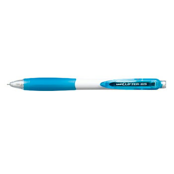【お買い得品】三菱鉛筆 シャープペンシル クリフター0.5mm 白 水色 M5118W.8 50個までメール便可