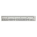 【お買い得品】ラダイト THIS INDUSTRIAL EtchingRuler エッチングルーラー 定規 ホリゾンタル Luddite LDTI-ER1-25