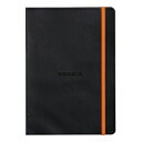 【お買い得品】RHODIA ロディアラマ ソフトカバー ノートブック A5 横罫 ブラック cf117402