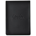 【お買い得品】ロディア No.11 インカラー ブラック メモ帳 方眼罫 ビニール素材カバー付 RHODIA11 in COLOR cf11icbk