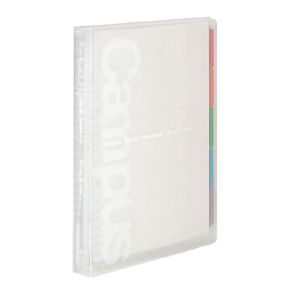 スライドバインダー ミドルタイプ PP 表紙 B5 縦 26穴 透明 2386 コクヨ ル-P333NT