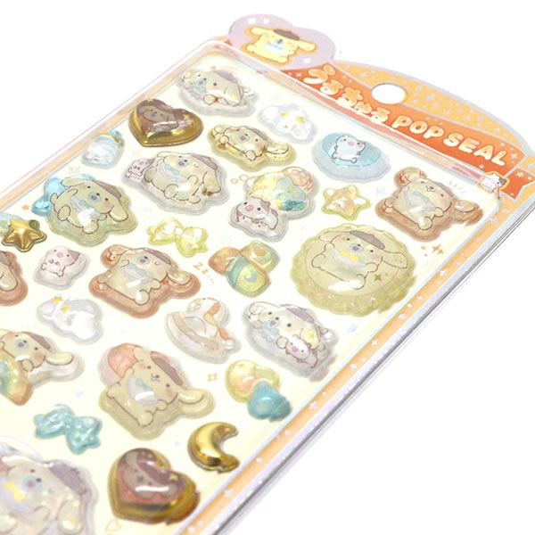 ポムポムプリン うるちゅるポップシール ベビー 7876 クラックス カワイイ ぷっく...