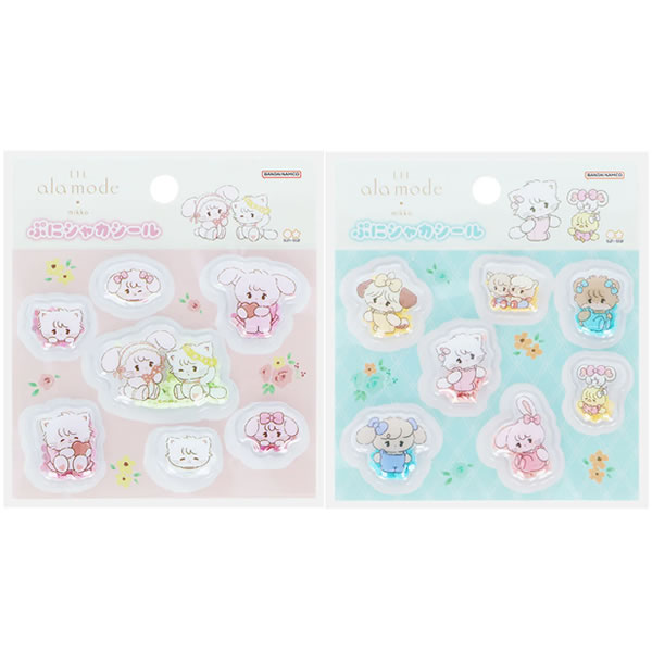 Lil ala mode mikko ミッコ ぷにシャカシール シール ピンク ミント サンスター文具 かわいい 人気 おすすめ S8819173 S8819181 penport-10073672 ペンポート パッケージ画像