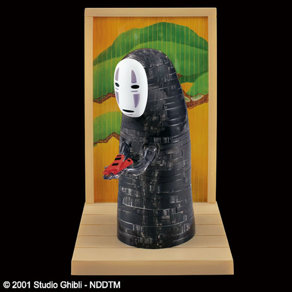 千と千尋の神隠し カオナシ クリスタル パズル 44ピース 8736 ビバリー スタジオジブリ 立体パズル 知育 透明 インテリア 50282