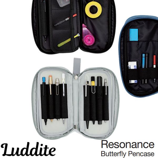 ラダイト Resonance バタフライ ペンケース レゾナンス Butterfly Luddite 文房具 文具 人気 オシャレ シンプル かっこいい 筆入れ ペンポーチ LDREP-BFPN
