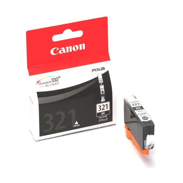 楽天ペンポートキャノン インクタンク 純正 ブラック お取り寄せ商品7401 canon プリンターインク キャノンインク 年賀状インク ピクサス PIXUS BCI-321BK