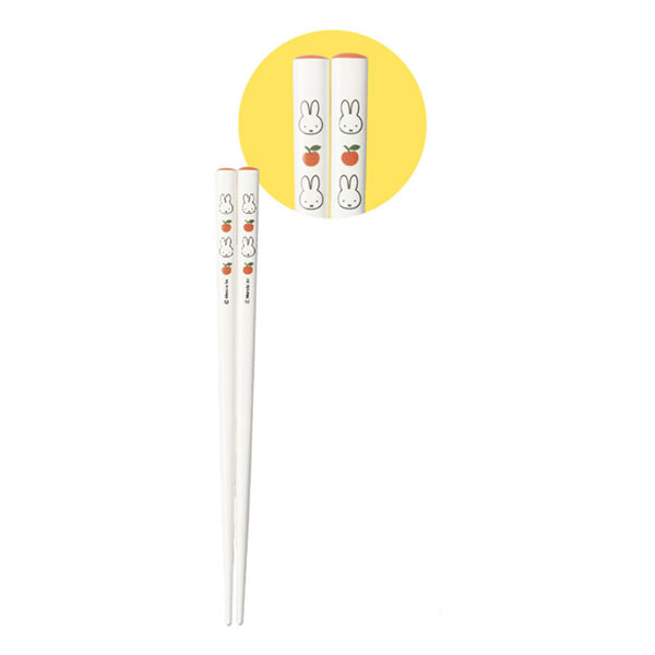 Rakuten - ミッフィー こども 塗箸 アップル 2129 金正陶器 日本製 キャラクター はし ランチ 242012