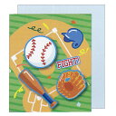 シール・封筒付スポーツ色紙 野球 0424 クローズ・ピン 部活 寄せ書き メッセージ 卒団式 卒業 スポーツ SC-16042(3)
