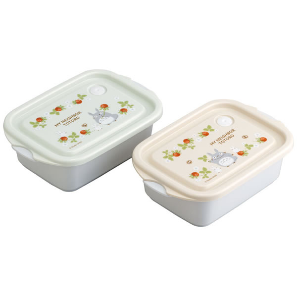 となりのトトロ 木苺 お弁当箱 シールボックス スケーター トトロ ジブリ スタジオジブリ 弁当箱 弁当 お弁当 ランチ 遠足 運動会 ピクニック 人気 おすすめ 2個セット 抗菌 保存容器 500ml FCN2WAG 601330のサムネイル