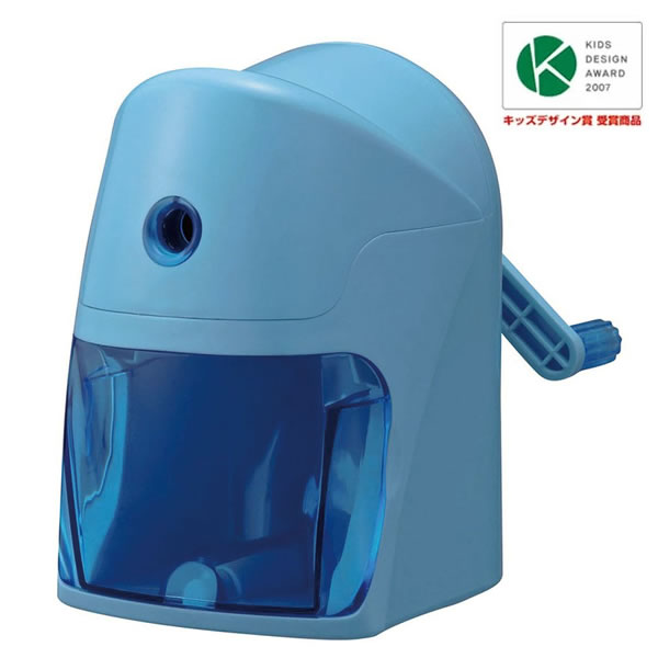 鉛筆削り スーパー安全えんぴつけずり ライトブルー 0613 P クツワ 男の子 女の子 キッズデザイン賞 RS039LB