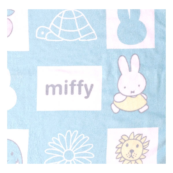 ミッフィー カームル お昼寝ケット miffy 2166 丸眞 キッズ 子供 女の子 男の子 タオルケット 夏用 寝具 ビッグタオル 保育園 幼稚園 綿100% 85×115cm [3]