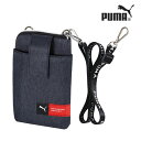 プーマ スマホポーチ ブラック 1350 クツワ PUMA 財布 ショルダー 肩掛け 男の子 小学生 キッズ PM490BK