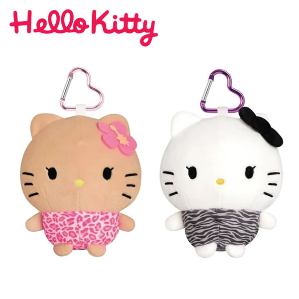 Rakuten - ハローキティ もちぬいポーチ クラックス ぬいぐるみ キーホルダー かわいい キャラクター 人気 ぬいぐるみマスコット 131795 131796