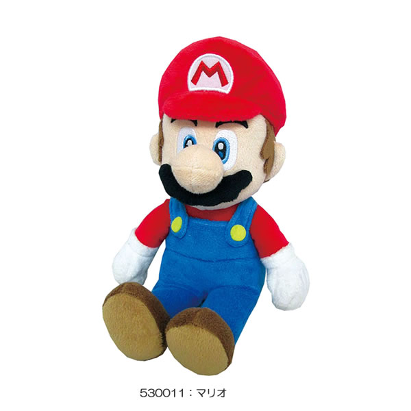 スーパーマリオ オールスターコレクション S ぬいぐるみ ALL STAR COLLECTION マリオ ルイージ ヨッシー プクプク スーパーキノコ 1UPキノコ スーパースター マスコット かわいい キャラクター おすすめの商品画像 2