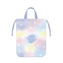 シューズバッグ FLORAL MOOD 7910 カミオジャパン 小花 シャボン玉 シューズ袋 靴袋 巾着 子供 幼稚園 保育園 学校 新学期 215791