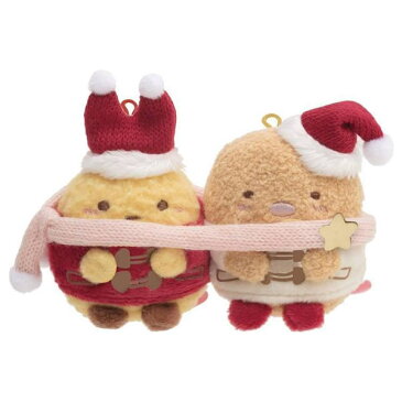 すみっコぐらし なかよしてのりぬいぐるみ【クリスマス えびふらいのしっぽ&とんかつ】 2310 サンエックス MY84201