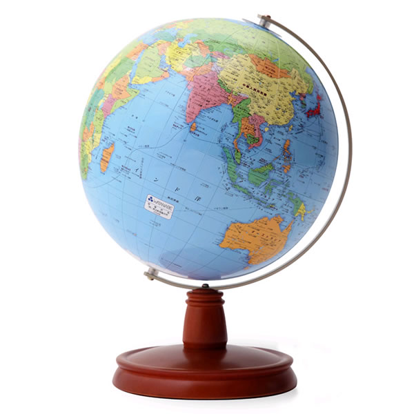 卓上用 地球儀 WB行政 木台 渡辺教具 No2306 新入学 入学祝 プレゼント 小学生 1年生 贈り物