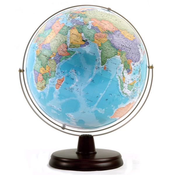 卓上 地球儀 リブラブルー 木台 渡辺教具 No.3060 小学生 贈り物 プレゼント 入学祝 新入学 人気 地理 学習 おすすめ【取り寄せ商品】