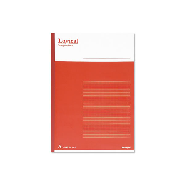 スウィングロジカルノート A4 A罫 ピンク 3966 P ナカバヤシ ノ-A402A-P