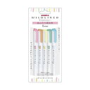 マイルドライナーほんのり蛍光色 5色セット 6615 ゼブラ WKT7-5C-N