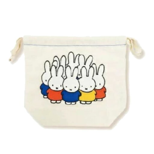 ミッフィー 巾着 刺繍 MIFFY いっぱい 2208 マリモクラフト DBM-866 ミッフィー 巾着 刺繍 MIFFY いっぱい 2208 マリモクラフト DBM-866