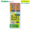 さんかくえんぴつシリーズ 6B 三角鉛筆太軸6本入 6403 P 学研ステイフル 入学準備 ワーク えんぴつ持ち方 幼児能力開発シリーズ 知育 N045-68