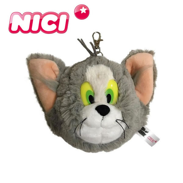 NICI 니키 톰과 제리 피규어 패스 케이스 톰 1016 정기 넣어 봉제인형 고양이 고양이 애니메이션 캐릭터 귀여운 인기 추천