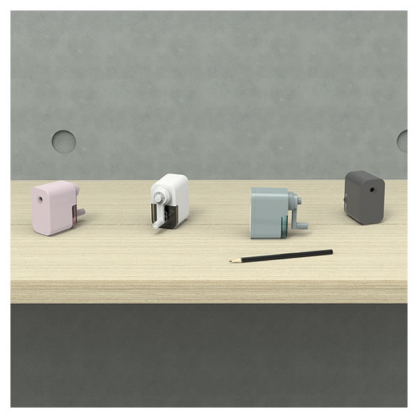 手動 鉛筆削り mini ナカバヤシ えんぴつ削り 新学期 新入学 入学 卒園祝い 入学祝い 勉強 コンパクト くすみカラー おしゃれ シンプル