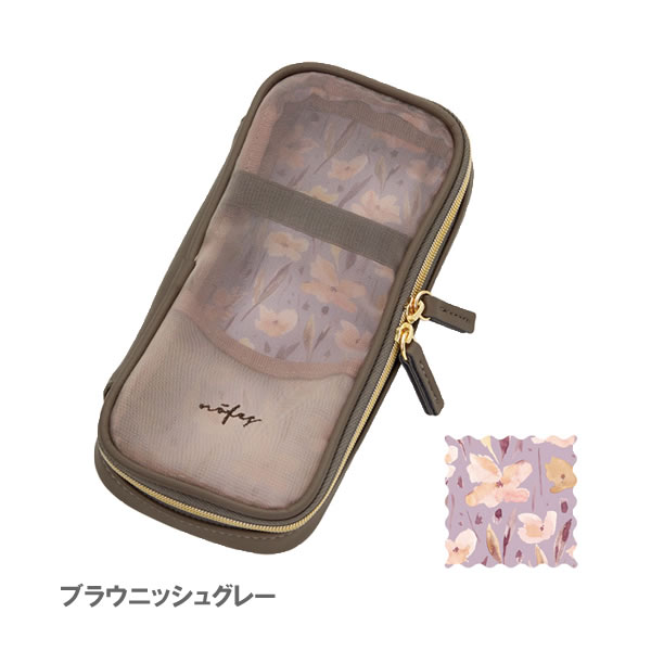 ノフェス ラウンドメッシュ ペンケース レイメイ藤井 nofes ペンポーチ 筆箱 筆入れ 文具 文房具 おしゃれ かわいい おすすめ プレゼント penport-10070447 ペンポート サンプル画像3