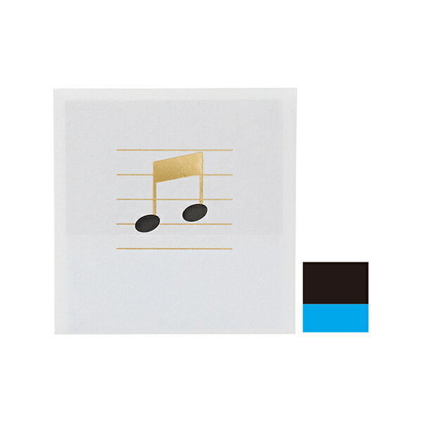 女子文具 窓ミニカード 多目的 音符 4537 P マルアイ カ-MD5D