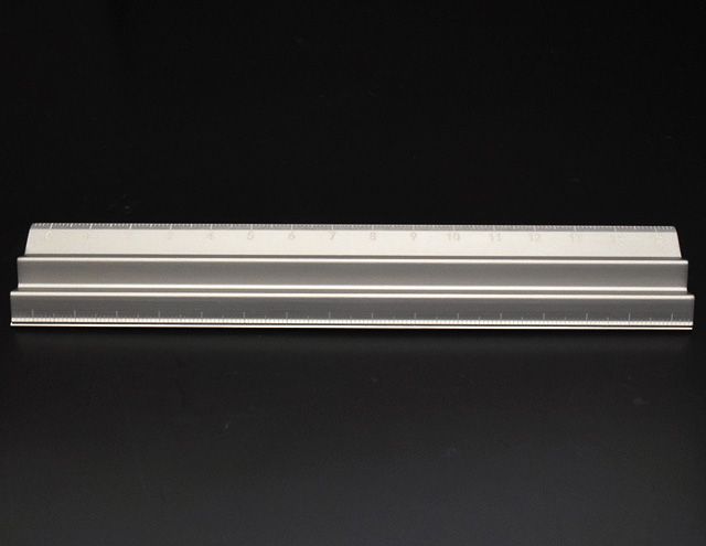 【11/30は最大P5倍!】 ANTOU アントウ ルーラー シルバー 15cm 定規 ものさし アルミ定規 冬ギフト クリスマス