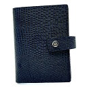 【11/30は最大P5倍!】 ASHFORD アシュフォード システム手帳 ネオフィナード MICRO5 13mm ホックベルト ネイビー 2092-077 冬...