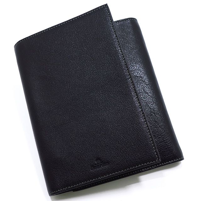 【11/30は最大P5倍!】 ASHFORD アシュフォード システム手帳 ディープ ライフオーガナイザー A6+MINI6 13mm ブラック 1433-01...