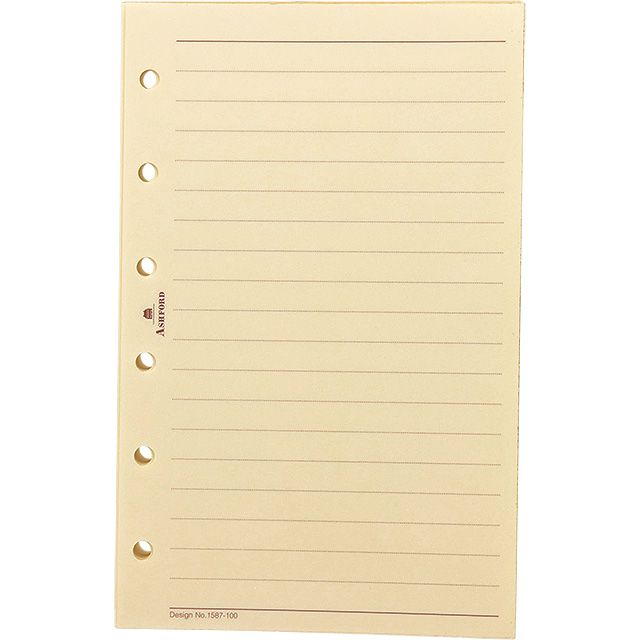 【11/30は最大P5倍!】 ASHFORD アシュフォード メモリーフ 6mm罫 小口ローズゴールド MINI6 1587-100 M6 ミニ6 手帳 手帳リ...