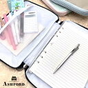 ASHFORD アシュフォード リフィルパッドポーチ A5 10mm モダングレース モーニンググレー 3708-009 手帳
