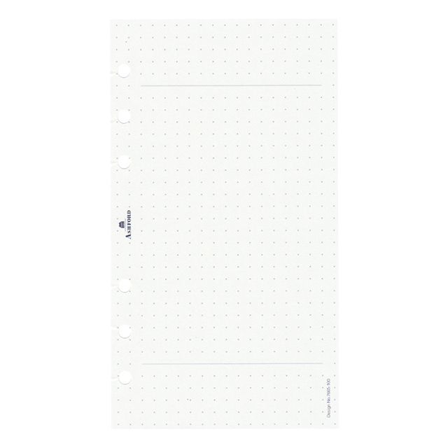 【11/30は最大P5倍!】 ASHFORD アシュフォード リフィルパッド用リフィル バイブルサイズ ダブルマージン 7665-100 冬ギフト クリスマス