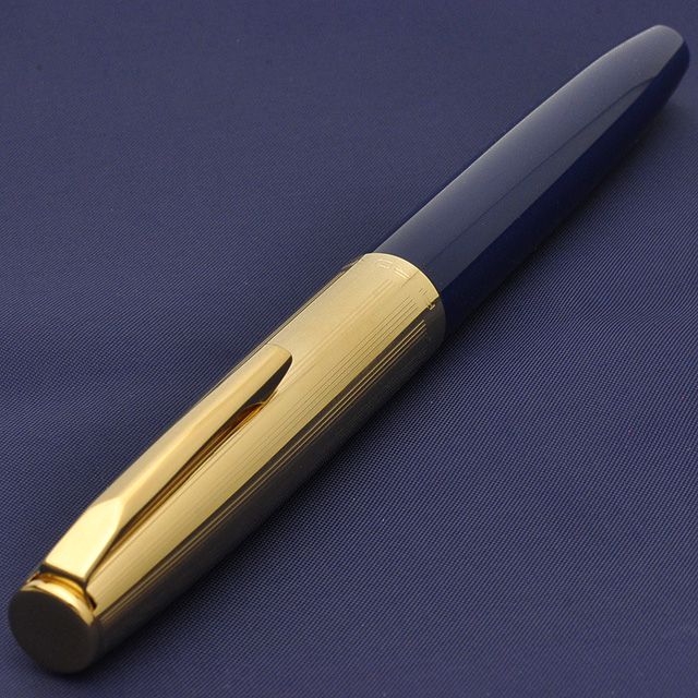 Foto di Duokaruto Gold Cap - Blue Fountain Pen