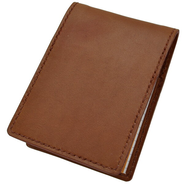 【11/30は最大P5倍!】 【受注生産品】Pent〈ペント〉 by 馬場万 メモカバー ヌメ革ロディアカバー NO.11付き ブラウン 冬ギフト クリスマス