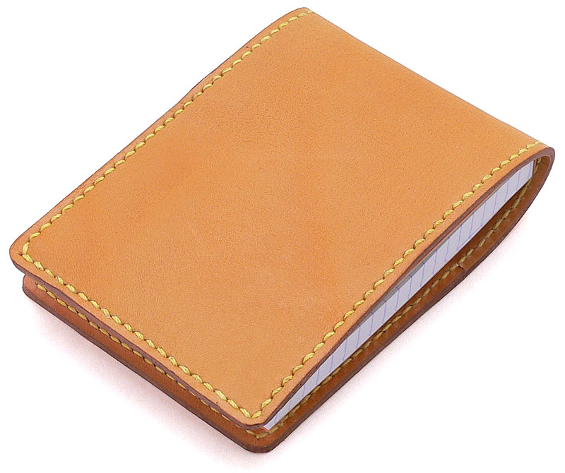 【11/30は最大P5倍!】 【受注生産品】Pent〈ペント〉 by 馬場万 メモカバー ヌメ革ロディアカバー NO.11付き キャメル 冬ギフト クリスマス