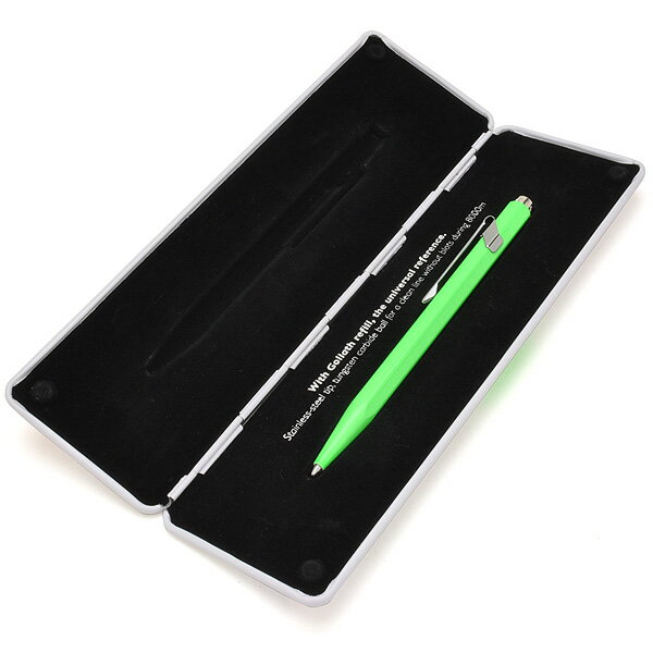 【11/30は最大P5倍!】 ボールペン カランダッシュ 限定品 849ポップライン NF0849-730 蛍光グリーン 缶ケース入り プレゼント 男性 女性 ...