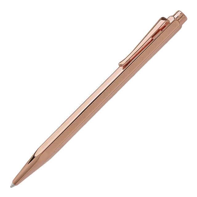 カランダッシュ 日本限定モデル ボールペン エクリドールコレクション シェブロン ローズゴールド 0898-207 CARAN D'ACHE カランダッシュボールペン 高級 名入れ プレゼント 男性 女性 夏ギフト penroom-10047622 ペンハウス 万年筆・ボールペン サンプル画像2