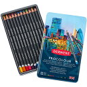 ダーウェント 色鉛筆 プロカラー 2302505 12色セット メタルケース DERWENT 油性色鉛筆 塗り絵