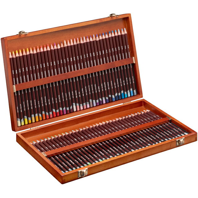 DERWENT（ダーウェント）色鉛筆 カラーソフト 0701031 72色セット ウッドボックス DERWENT 油性色鉛筆 塗り絵
