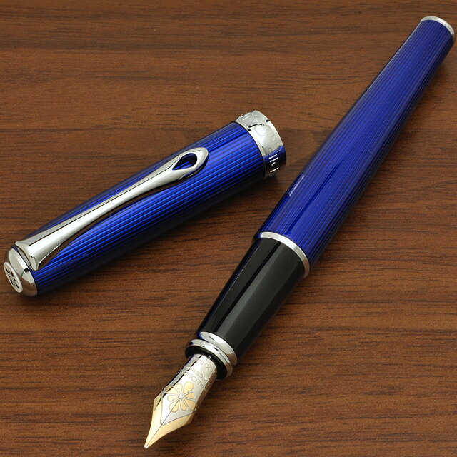 【11/30は最大P5倍!】 名入れ ディプロマット 万年筆 エクセレンス A2 14K スカイライン 195811 プレゼント 男性 女性 誕生日 冬ギフト ...